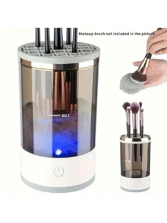 Electric makeup brush cleaner